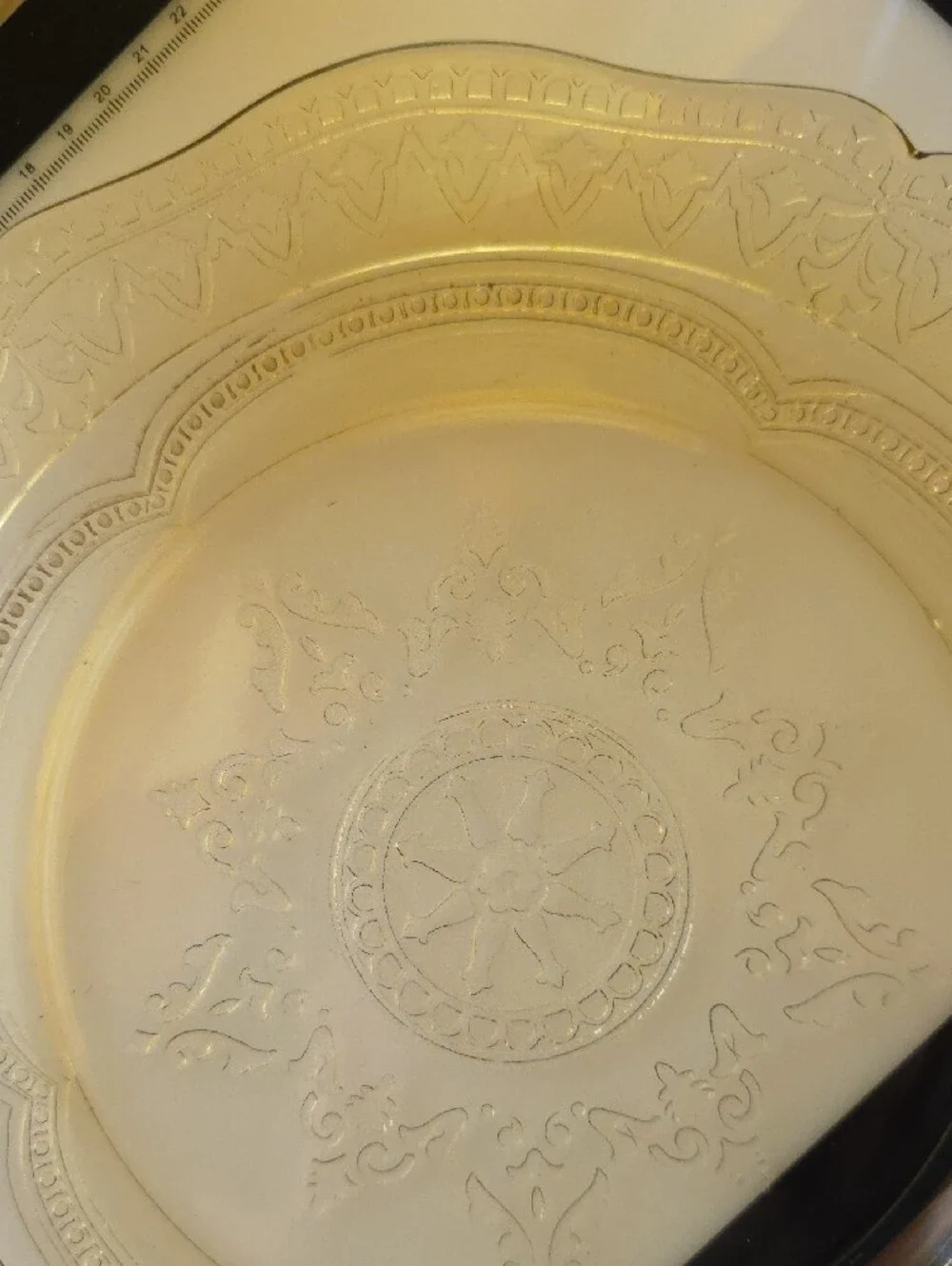 Vintage Federal Glass Patrician or Spoke Pattern